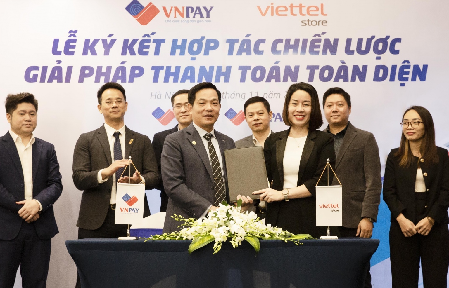 vnpay and viettel store launch all in one vnpay pos payment solution