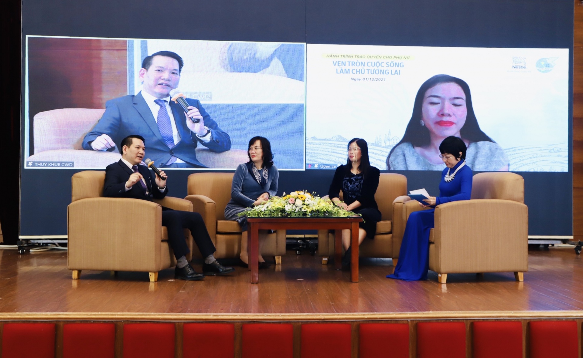 “Women’s Empowerment Journey: “Complete Life – Own the Future” is the topic of a talk held by the Vietnam Women’s Union and Nestlé Vietnam on December 1