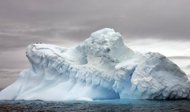 Photo illustration of a massive iceberg in Antarctica. Three crew from a Korean fishing boat are believed to have died and seven others have burns after a fire broke out on their trawler off Antarctica, New Zealand rescue officials said Wednesday