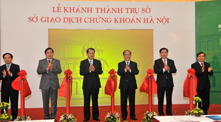 hanoi stock exchange headquarters inaugurated