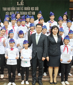 Shinhan Bank Vietnam:  a champion for education