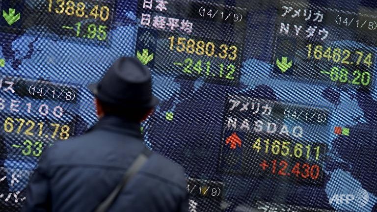 tokyo stocks fall more than 3 after fed taper move