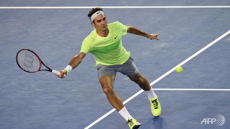 world number two federer beats lu at australian open