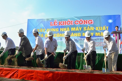 construction of south korean garment factory starts in bac lieu