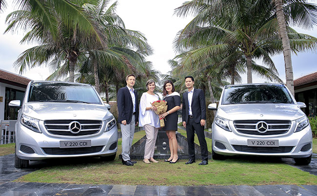 Fusion Maia Danang uses Mercedes-Benz V-Class in its premium chauffeur business