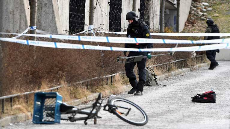 one dead one hurt in blast outside stockholm area metro