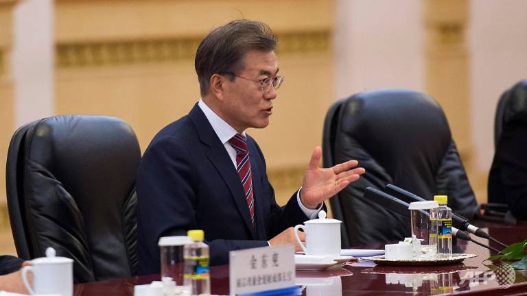 denuclearisation is path to peace south koreas moon