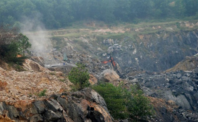 quarry blasts wreck walls doors