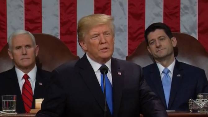 After turbulent year, Trump to tout strong economy in speech to Congress
