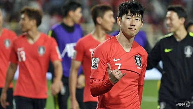 son sparks koreans to asian cup win as iran fire blanks