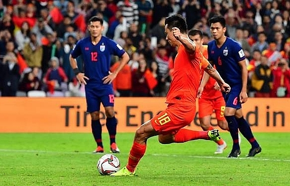 China roar back from behind to reach Asian Cup quarter-finals