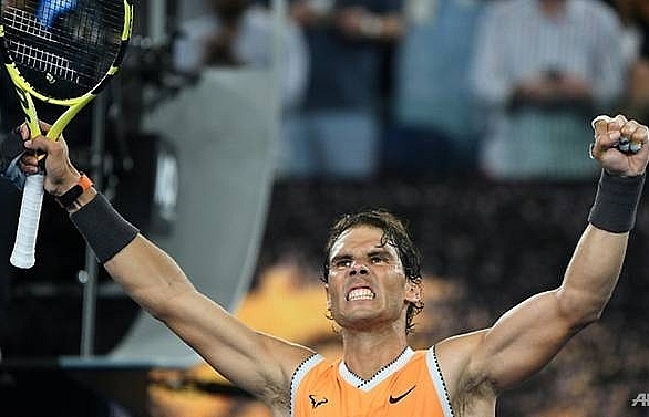 Nadal relentlessly marches on as emotional Kvitova makes Open semis