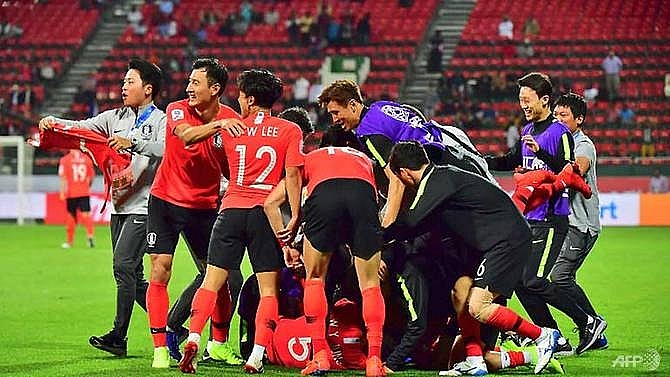 south korea qatar qualify for asian cup quarter finals