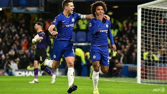 holders chelsea draw man utd in fa cup fifth round