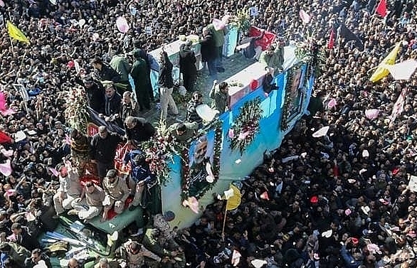 At least 50 dead in stampede at Iran general's funeral