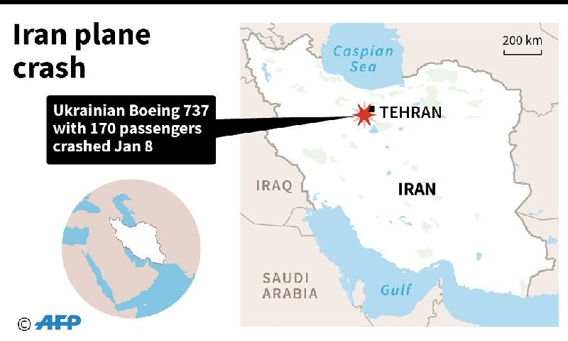 ukrainian boeing 737 plane crashes in iran killing all 176 aboard