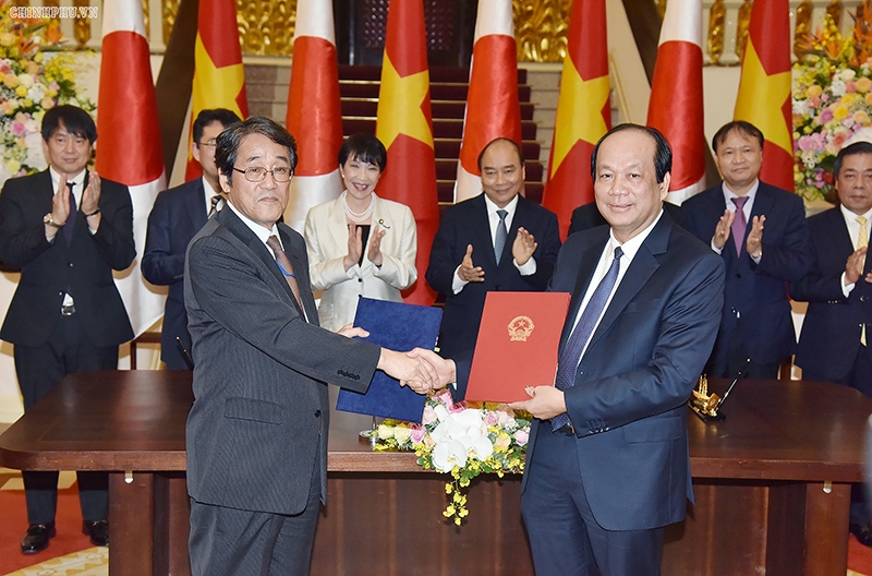 vietnamese japanese governments sign exchange of note