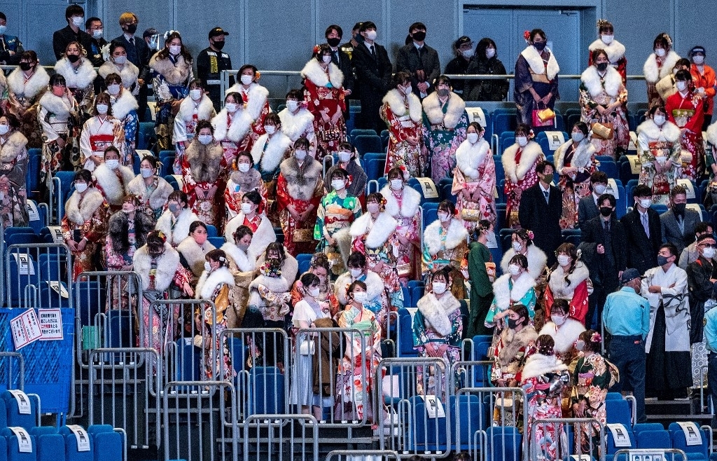 thousands gather for japan coming of age day despite virus surge