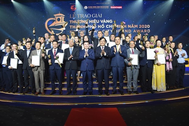 thirty businesses win hcm city golden brand award