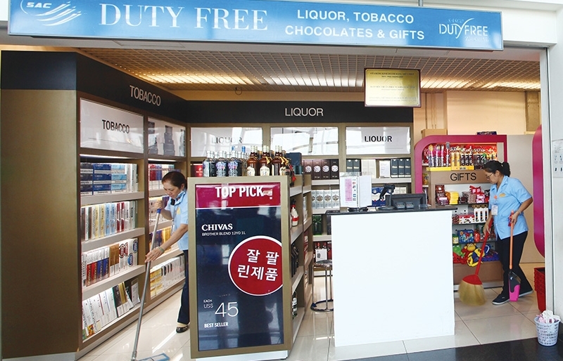Cities the ticket for duty-free stores