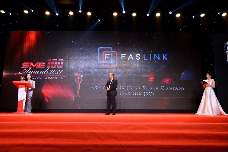 Faslink honoured during Excellent Small and Medium Enterprise in Asia 2021 awards