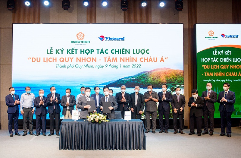Hung Thinh signs strategic partnership with various partners for tourism development