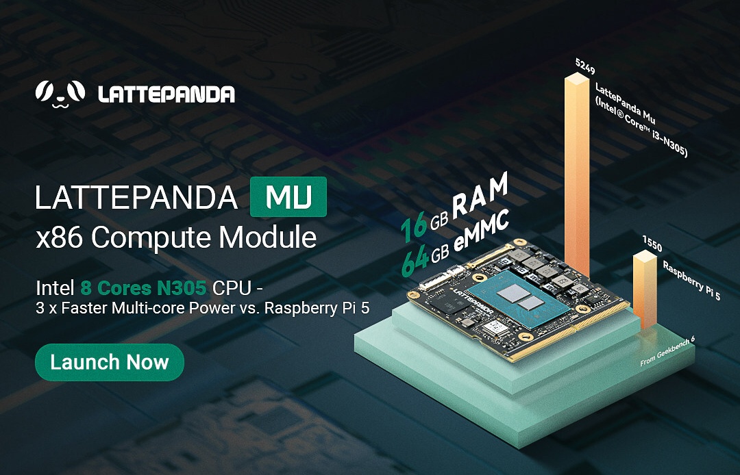 LattePanda Mu: High-Performance Micro x86 Compute Module