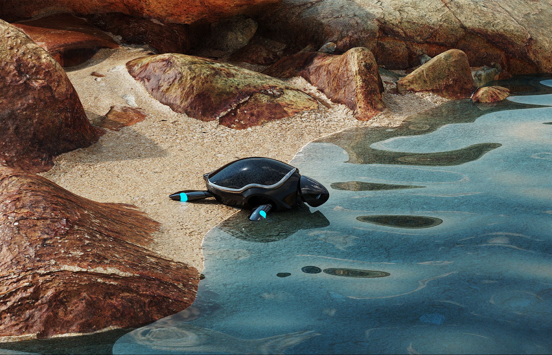 Beatbot to Introduce the Amphibious RoboTurtle and Shore Self-Docking & Charging Station at CES 2025