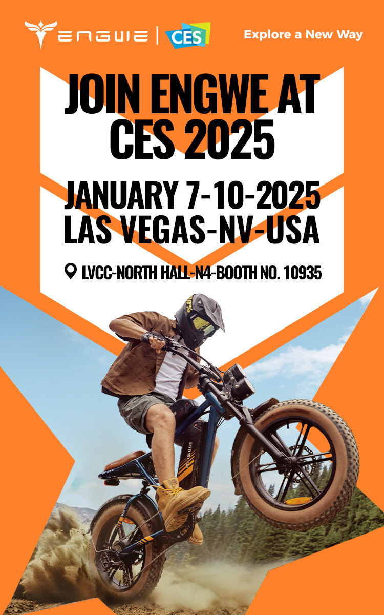 ENGWE E-Bikes to Participate in CES Exhibition