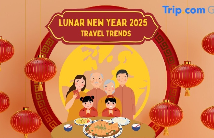 Lunar New Year 2025 Trends by Trip.com Group: Travel Like A Snake - Longer Stays and Shedding Off the "Usual" Destinations