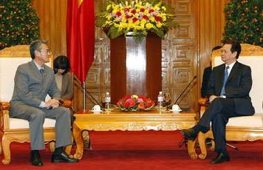 pm receives korean ambassador to vietnam