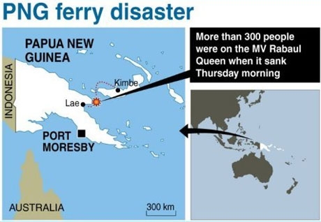 more than 100 missing feared trapped in png ferry