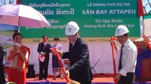 vietnamese funded airport project under construction in laos