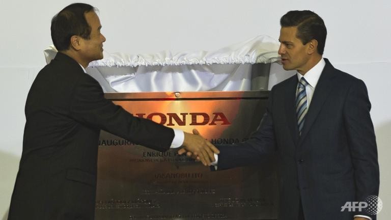 honda opens second plant in rising auto power mexico