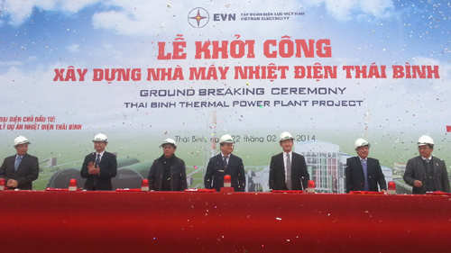 construction starts on thai binh thermal power plant