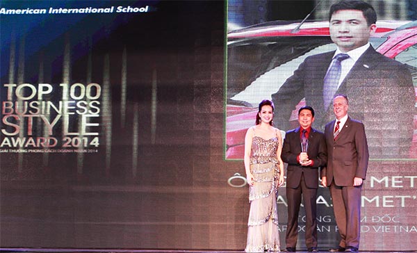 ford vietnam honored in the top 100 business style awards 2014