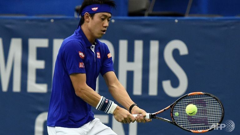 top seed nishikori qualifier nishioka advance