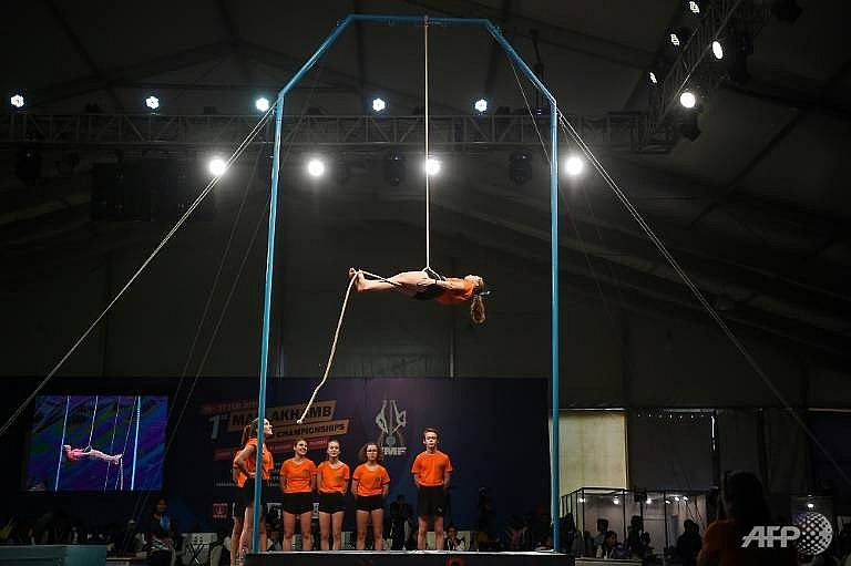india hosts first yoga on a pole world championships