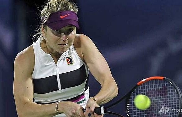 Hat-trick chasing Svitolina joins Halep, Kvitova in Dubai quarter-finals