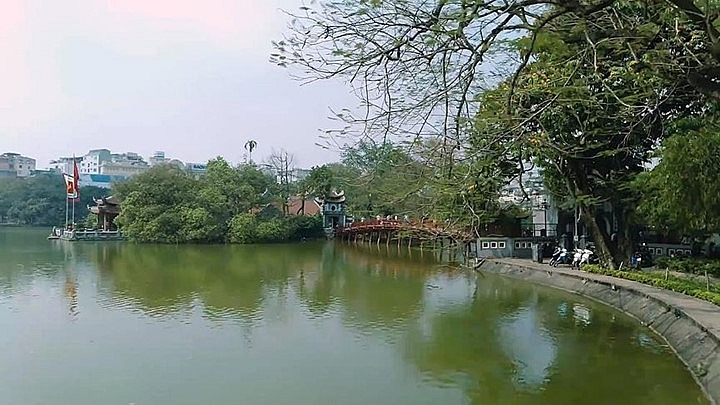 hanoi landmarks on display during dprk usa summit