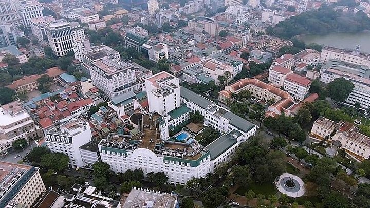 hanoi landmarks on display during dprk usa summit