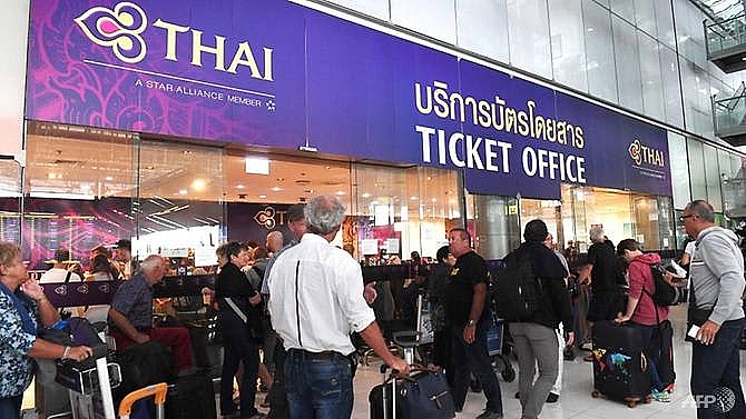tourists stranded in bangkok as thai airways cancels flights over pakistan