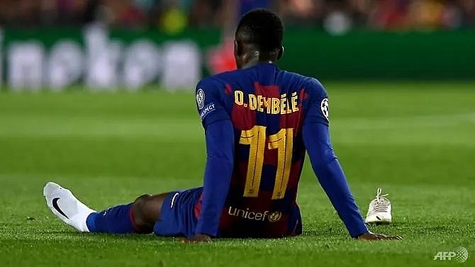 barcas dembele out of euro 2020 after hamstring surgery