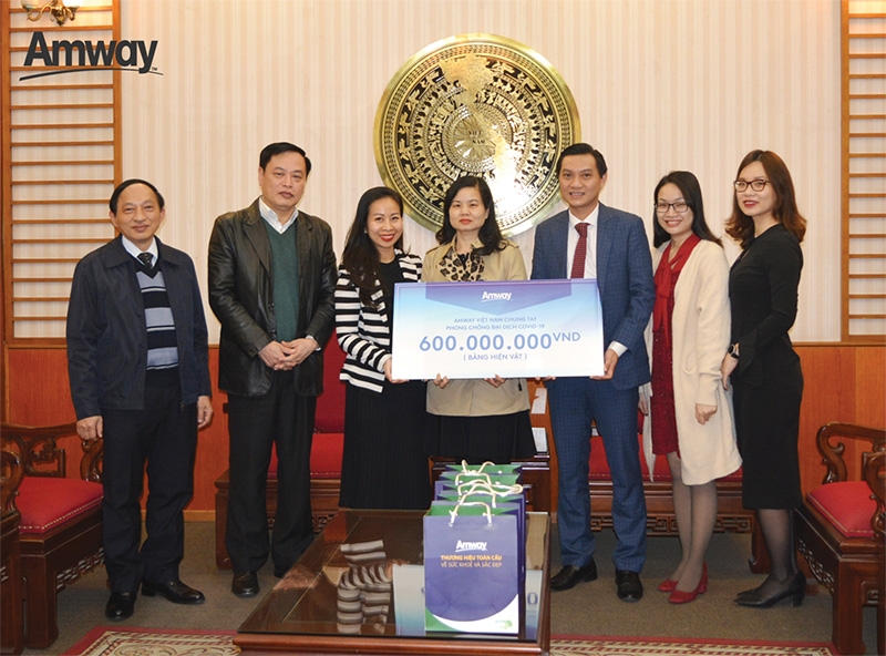 amway vietnam provides assistance to combat covid 19