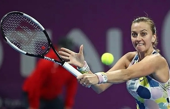 Kvitova beats Barty to set up Doha final with Sabalenka