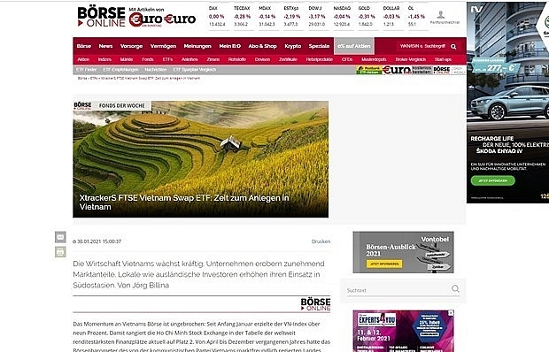 German newspaper spotlights Vietnam’s potential for foreign investment