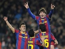 Messi puts Barca in Champions League quarterfinals