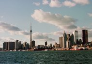 A general view of the city of Toronto's skyline. Canada will lift foreign ownership restrictions on small local telecommunications firms, Industry Minister Christian Paradis announced Wednesday.