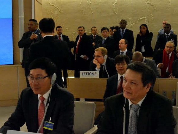 vietnam attends un human rights councils summit