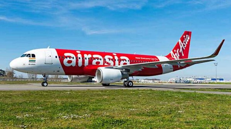 airasia india takes delivery of first a320 aircraft